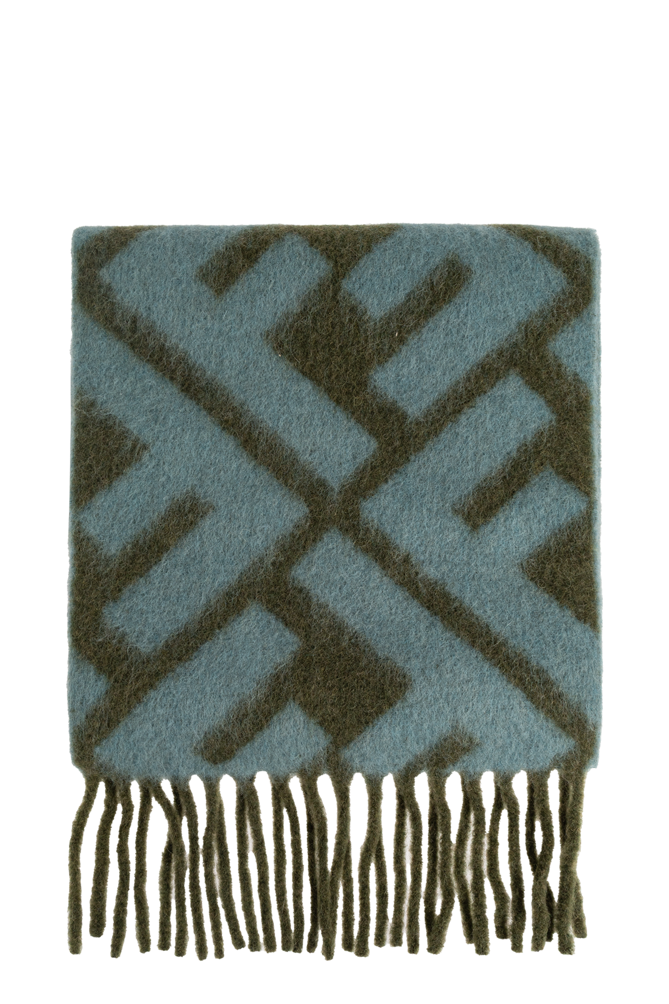 FENDI Scarf Turquoiseフェンディ ボウタイ スカーフストール Fendi Scarf with fringes | Women's | Vitkac